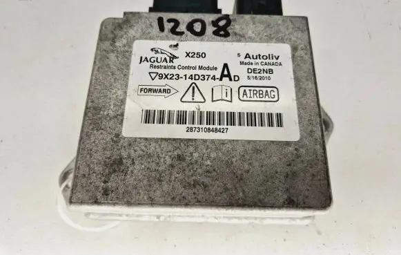 Jaguar XF X250 Airbag control unit/module 9X2314D374AD 287310848427 57162010