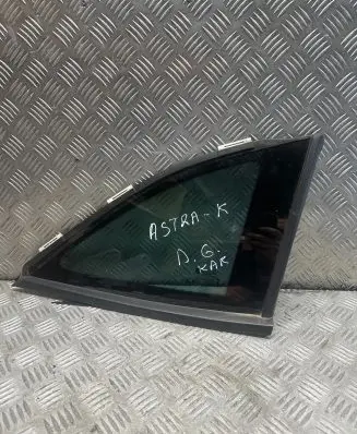 Opel Astra K Rear side window 43R011595 E000199 DOT682AS3M5236