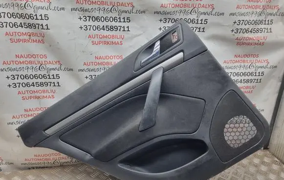 Skoda Octavia Mk2 (1Z) Rear door card panel trim 1Z9867209AT