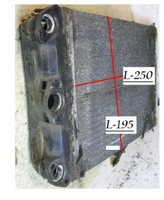 Mercedes-Benz W123 Heater blower radiator E123V8534