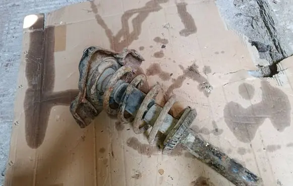 Audi A6 S6 C5 4B Front shock absorber with coil spring