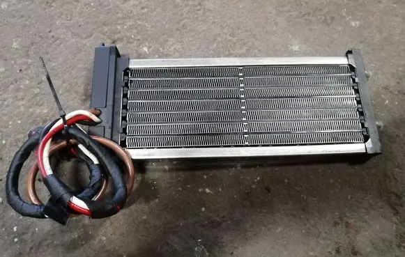 Electric cabin heater radiator