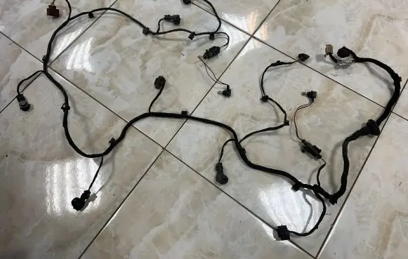 Audi Q7 4M Parking sensor (PDC) wiring loom 4M0971104AJ 5Q0919275B