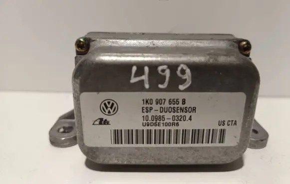 Volkswagen Touran I ESP acceleration yaw rate sensor 1K0907655B 10098503204