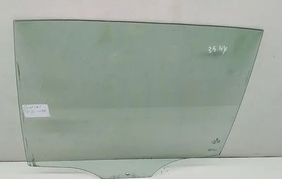Volkswagen Golf VII Rear door window glass 5G6845025
