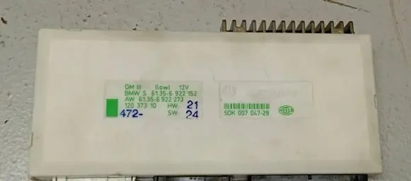 BMW 5 E39 Comfort/convenience module 61356922152 61356922273 5DK00704729