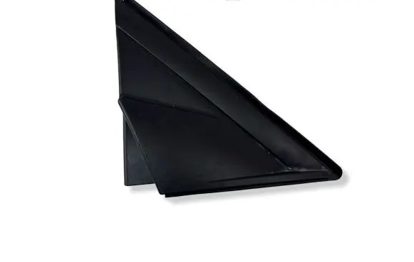 Front door glass trim molding