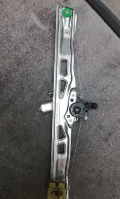 Front door window regulator with motor
