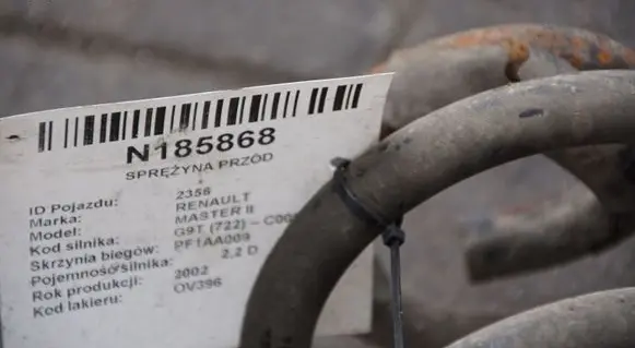 Renault Master II Front coil spring