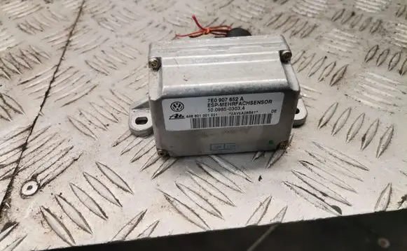 Volkswagen Touareg I ESP acceleration yaw rate sensor 7e0907652a