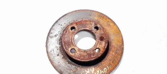 Audi 80 90 B2 Front brake disc neventiliuojamas