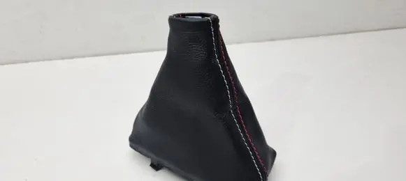 Gear lever shifter trim leather/knob