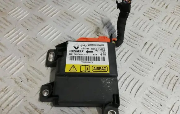 Dacia Duster Airbag control unit/module 8201385569 A2C73860200 THW2K10AA790