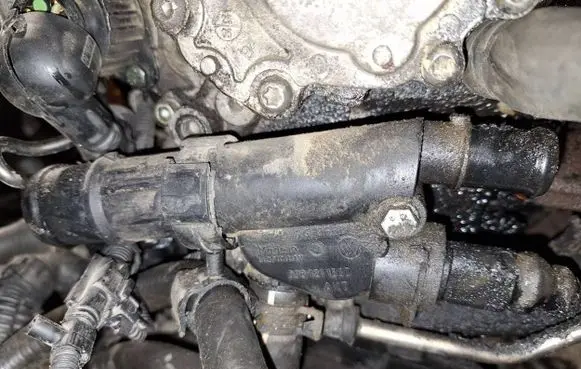 Volkswagen Sharan Engine coolant pipe/hose 038121132d