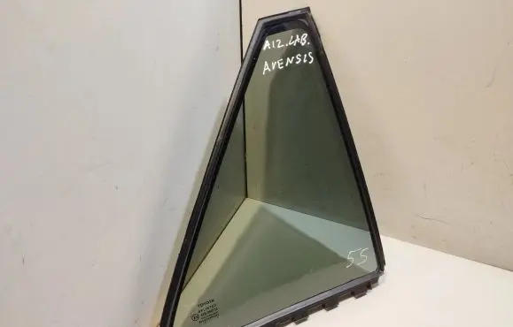 Rear vent window glass