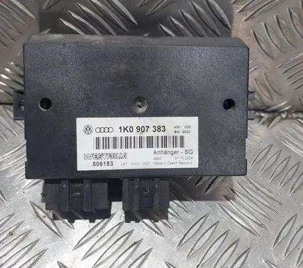 Volkswagen PASSAT B6 Tow bar trailer control unit/module 1K0907383 506153