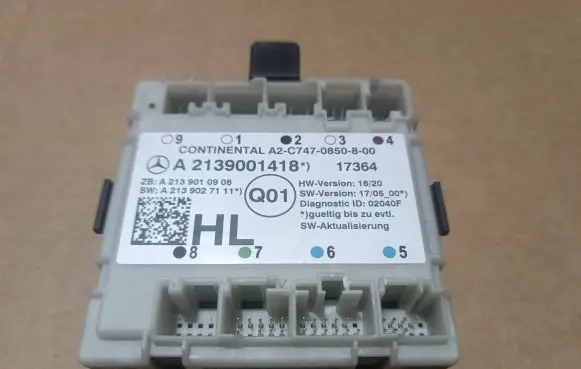 Mercedes-Benz E W213 Door control unit/module A2139001418 A2139010908 A2139027111