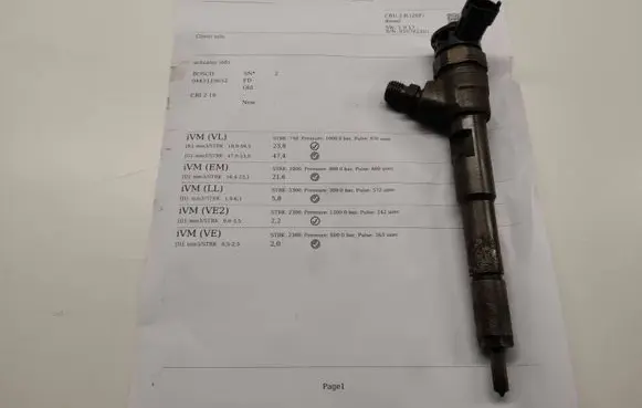 Mercedes-Benz Citan W415 Fuel injector 0445110652