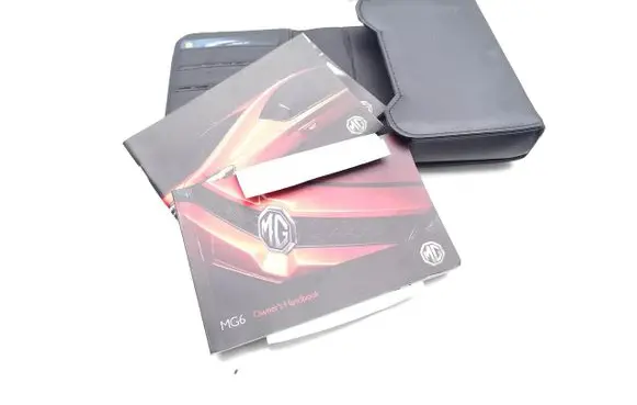 MG 6 Owners service history hand book 