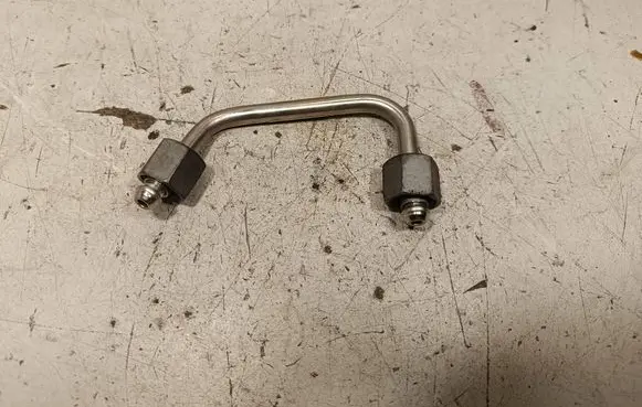 Mercedes-Benz SLK R172 Fuel injector supply line/pipe 12740700