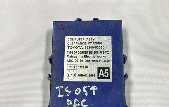 Lexus IS 200-300 Parking PDC control unit/module 8934053020 ADC100160100A 10R022998