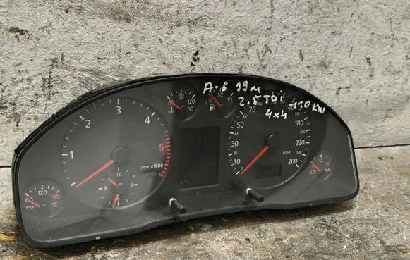 Audi A6 S6 C5 4B Speedometer (instrument cluster) 4B0919881