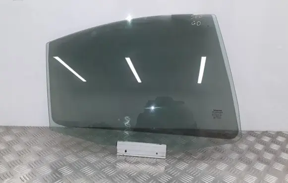 Volvo S60 Rear door window glass 43R001105 DOT57M20AS2 E000186
