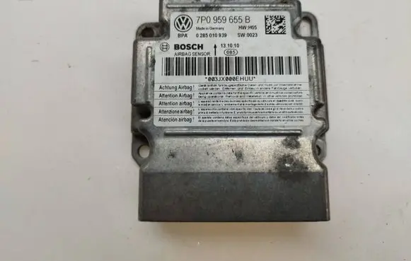 Volkswagen Touareg II Airbag control unit/module 7P0959655B 0285010939