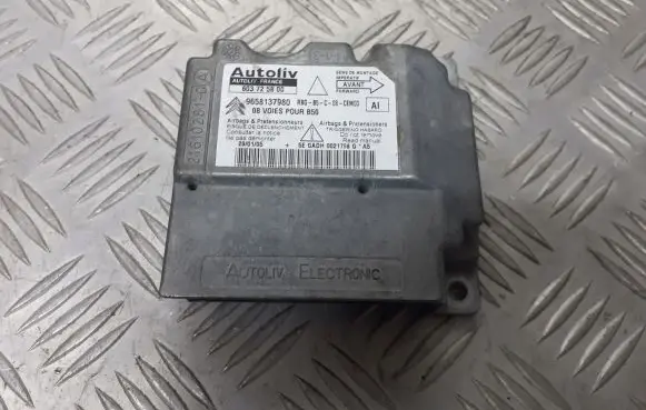 Citroen C4 I Airbag control unit/module 9658137980