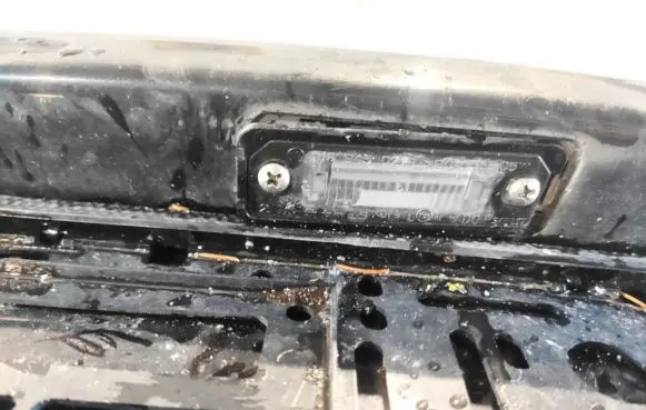 Volkswagen Golf V Number plate light