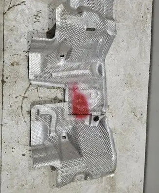 Heat shield in engine bay