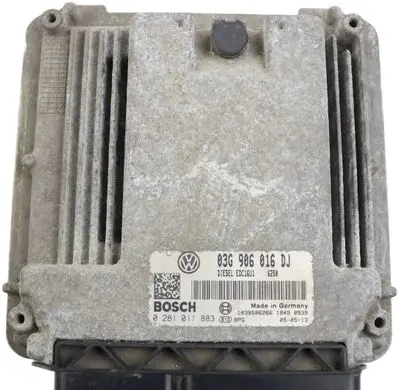 Skoda Octavia Mk2 (1Z) Engine control unit/module 03G906016DJ 0281011883 1039S06266