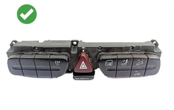 Mercedes-Benz CLK A209 C209 Hazard light switch 2038217279 3306170400 30726505001