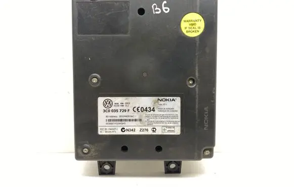 Volkswagen PASSAT B6 Bluetooth control unit module 3C0035729F
