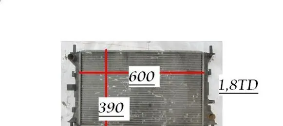 Ford Focus Coolant radiator 98AB8005DE 9345A04