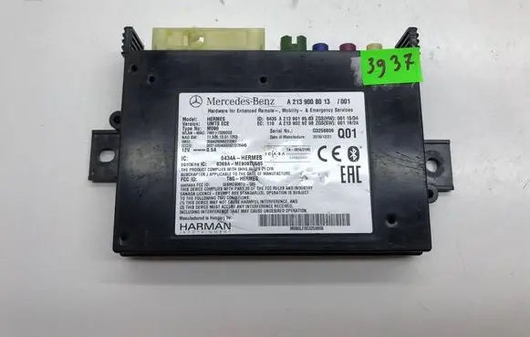 Mercedes-Benz E W213 Bluetooth control unit module A2139008013 A2139019503 A2139029208