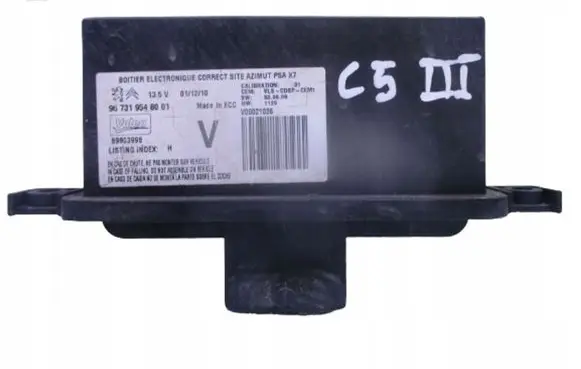 Citroen C5 Xenon control unit/module 9673195480