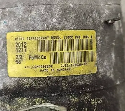 Ford Focus Air conditioning (A/C) compressor (pump) CV6119D629FC