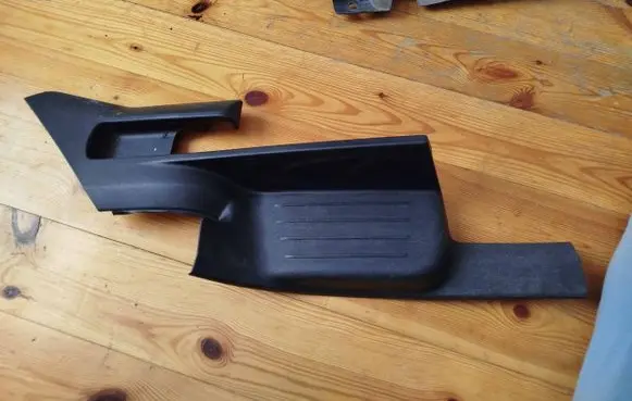 Nissan Qashqai+2 Rear sill trim cover 769B6EY10A