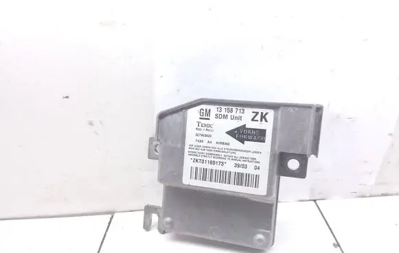 Opel Meriva A Airbag control unit/module 13158713