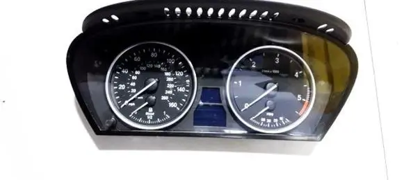 BMW 5 E60 E61 Speedometer (instrument cluster) 62109194890 110.080.398