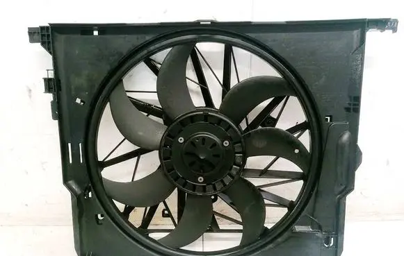 BMW 5 F10 F11 Radiator cooling fan shroud 758902603 16141910