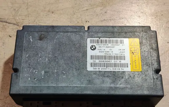 BMW 7 E65 E66 Airbag control unit/module 65776983067 6983067