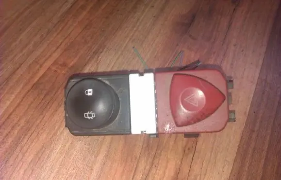 Renault Scenic II - Grand scenic II Hazard light switch 8200407415