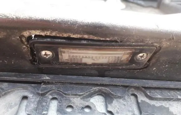 Volkswagen Polo Number plate light