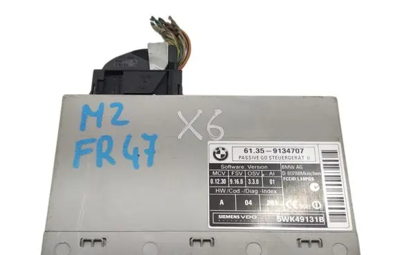 BMW X6 E71 Headlight wiper switch 9134707