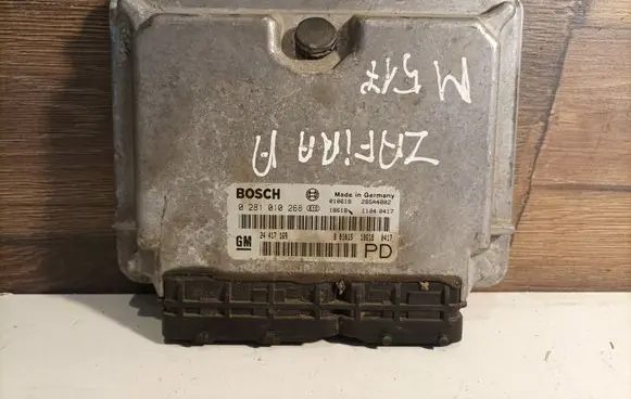 Opel Zafira A Engine control unit/module 0281010268 24417169