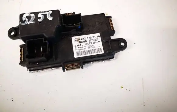 Mercedes-Benz E W212 Heater blower motor/fan resistor A2128702110 V7191003