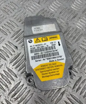 BMW 5 E60 E61 Airbag control unit/module 6978373 31697837301M