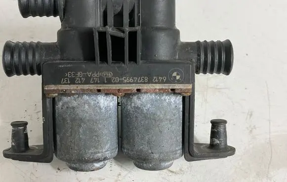 Coolant heater control valve